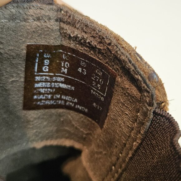 Clarks Clarkdale Hall Brown Suede Men Slip On Chelsea Boots Size 10 M - Picture 9 of 10